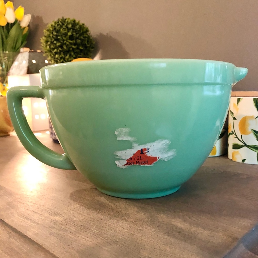 Fire king jadeite batter bowl 2000 SOLD